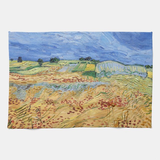 Vincent van Gogh - The Fields / Wheat Fields Tea Towel (Horizontal)