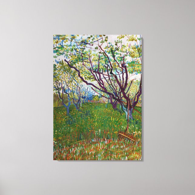 Vincent van Gogh - The Flowering Orchard Canvas Print (Front)