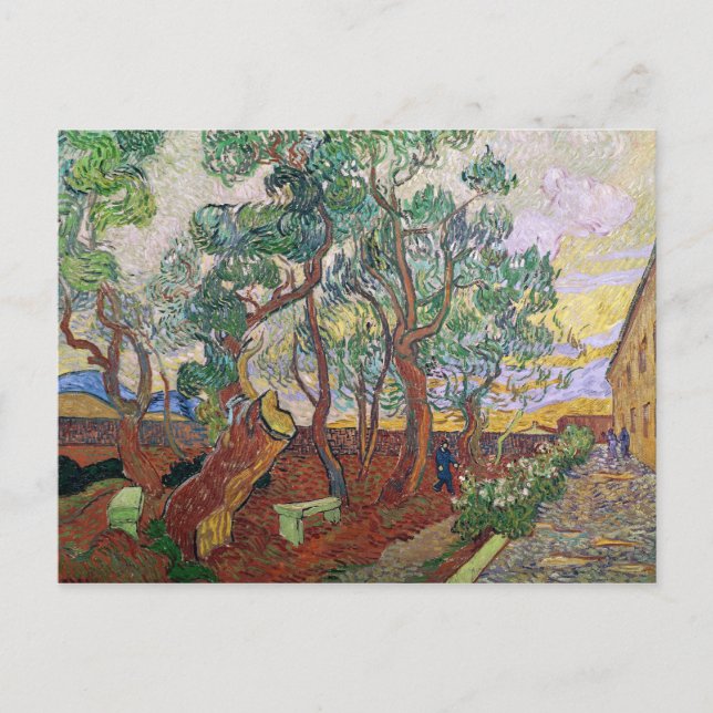 Vincent van Gogh | The Garden of St. Paul Hospital Postcard (Front)