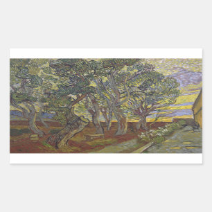Vincent van Gogh - The Harvest (for Emile Bernard) Rectangular Sticker