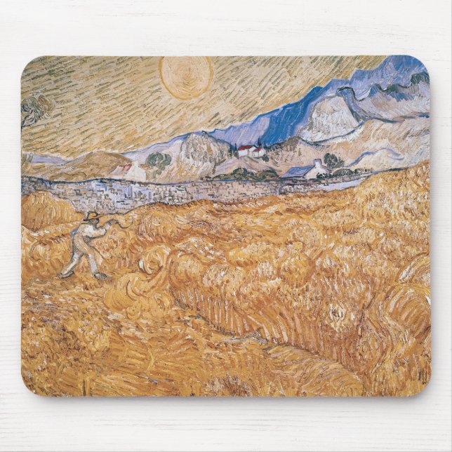 Vincent van Gogh | The Harvester Mouse Mat (Front)