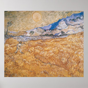 Vincent van Gogh The Harvester Poster