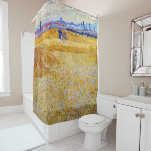 Vincent van Gogh - The Harvesters Shower Curtain