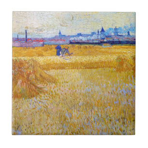 Vincent van Gogh - The Harvesters Tile