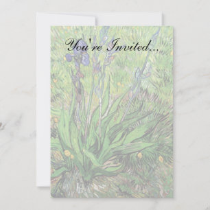 Vincent Van Gogh - The Iris Nature Lover Fine Art Invitation