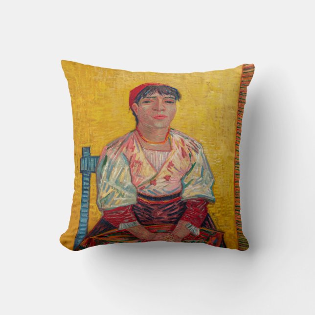 Vincent Van Gogh - The Italian Woman Cushion (Front)