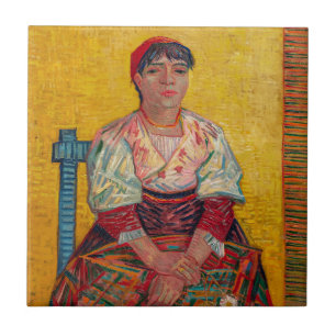 Vincent Van Gogh - The Italian Woman Tile