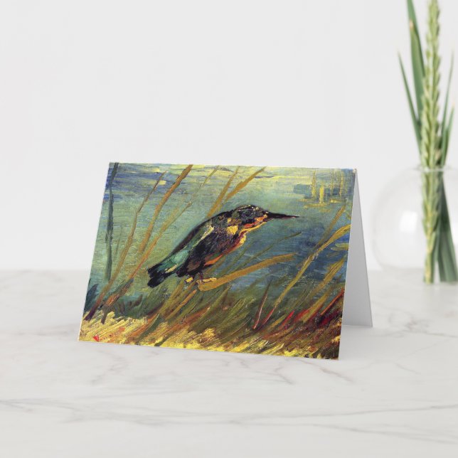 Vincent Van Gogh - The Kingfisher - Bird Lover Art Card (Front)