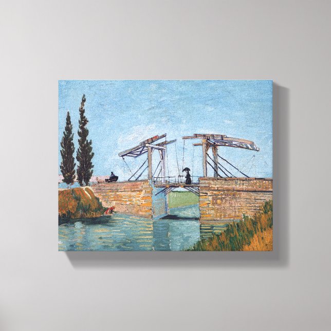 Vincent Van Gogh - The Langlois Bridge at Arles Canvas Print (Front)
