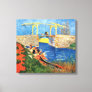 Vincent Van Gogh - The Langlois Bridge At Arles Canvas Print