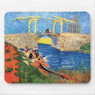 Vincent Van Gogh - The Langlois Bridge At Arles Mouse Mat