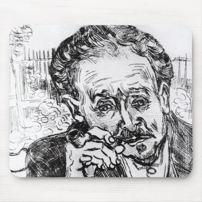 Vincent van Gogh | The Man with the Pipe Mouse Mat (Front)