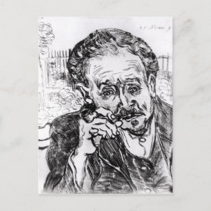 Vincent van Gogh   The Man with the Pipe Postcard