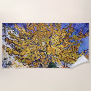 Vincent van Gogh - The Mulberry Tree Beach Towel