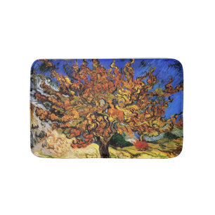 Vincent Van Gogh - The Mulberry Tree Fine Art Bath Mat