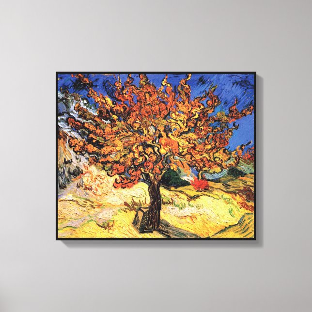 Vincent Van Gogh - The Mulberry Tree Fine Art Canvas Print (Front)