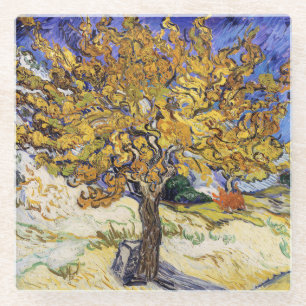 Vincent van Gogh - The Mulberry Tree Glass Coaster