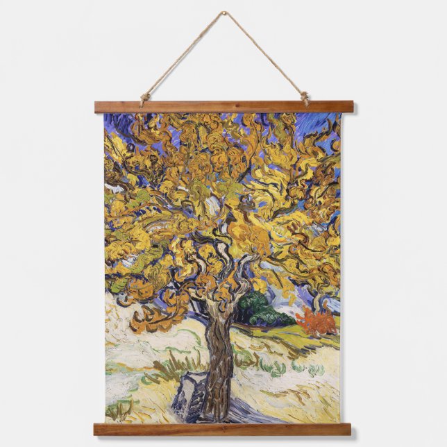 Vincent van Gogh - The Mulberry Tree Hanging Tapestry (Front)