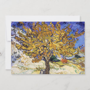 Vincent van Gogh - The Mulberry Tree Invitation