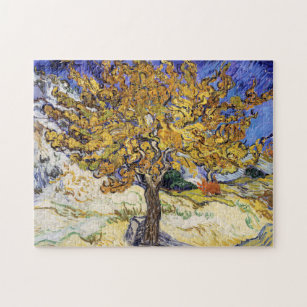 Vincent van Gogh Olive Trees Jigsaw Puzzle by flower art elm