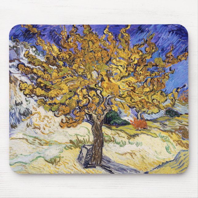 Vincent van Gogh - The Mulberry Tree Mouse Mat (Front)