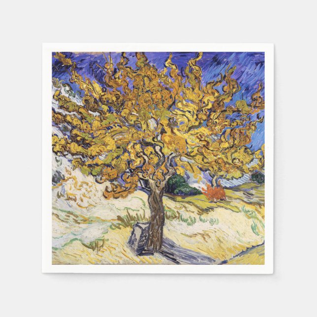Vincent van Gogh - The Mulberry Tree Napkin (Front)