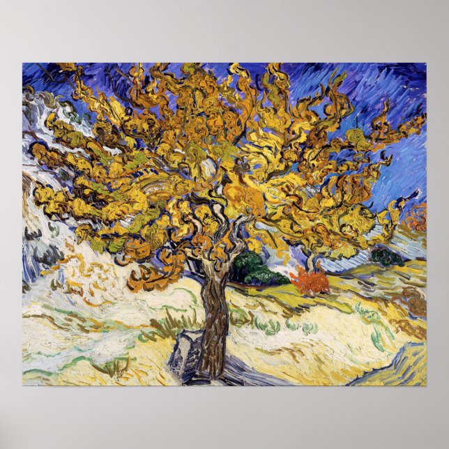 Vincent van Gogh - The Mulberry Tree Poster (Front)