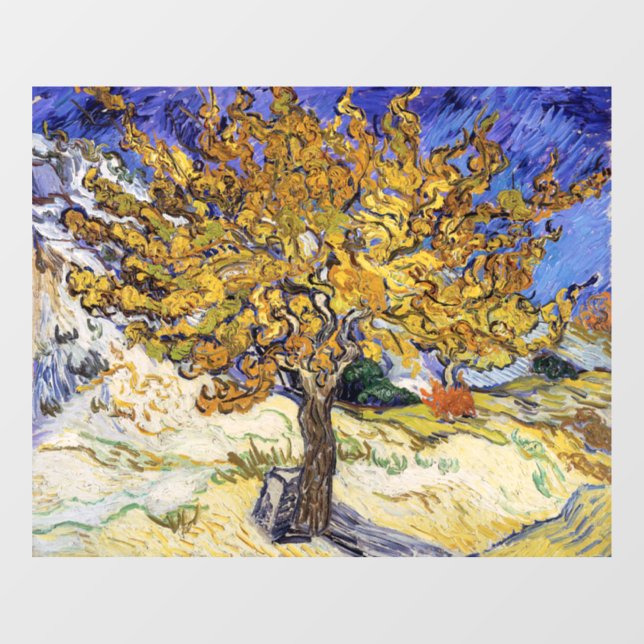 Vincent van Gogh - The Mulberry Tree Window Cling (Sheet)