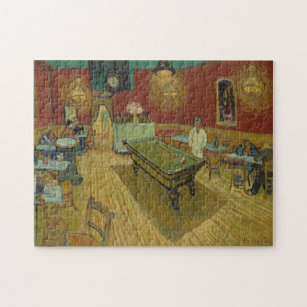 VINCENT VAN GOGH- The night cafe 1888 Jigsaw Puzzle