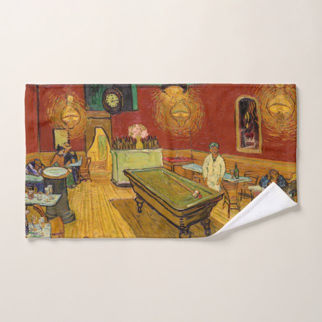 Vincent van Gogh - The Night Cafe Bath Towel Set (Hand Towel)