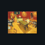 Vincent van Gogh - The Night Cafe Canvas Print<br><div class="desc">The Night Cafe - Vincent van Gogh,  1888</div>