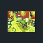 Vincent van Gogh - The Night Cafe  Canvas Print<br><div class="desc">Vincent van Gogh popular painting,  The Night Cafe Canvas Print</div>