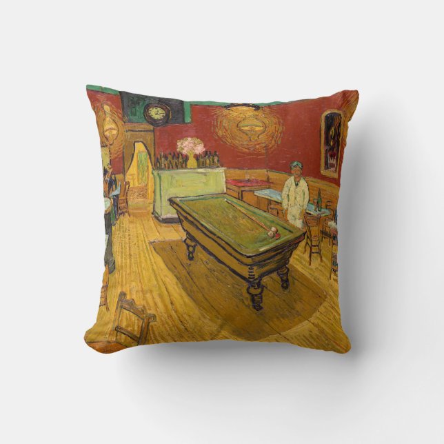 Vincent van Gogh - The Night Cafe Cushion (Front)