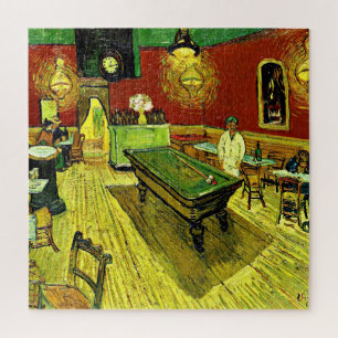 Vincent Van Gogh - The Night Cafe, famous painting Jigsaw Puzzle