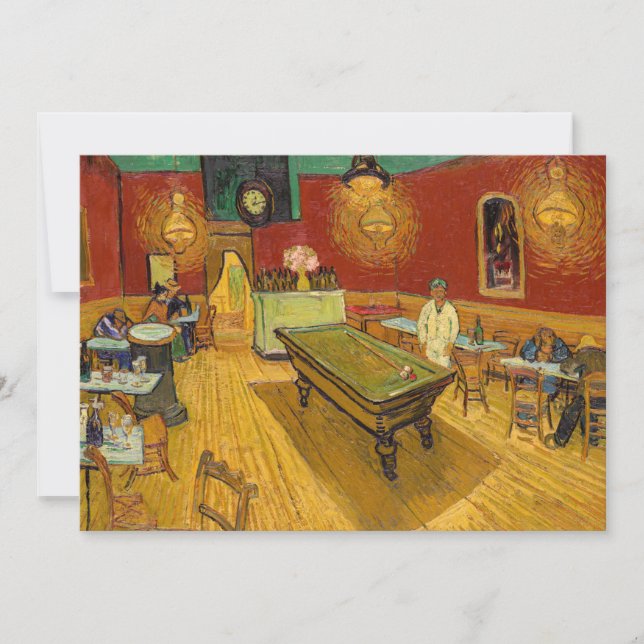 Vincent van Gogh - The Night Cafe Invitation (Front)