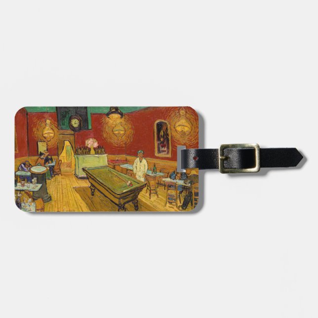 Vincent van Gogh - The Night Cafe Luggage Tag (Front Horizontal)