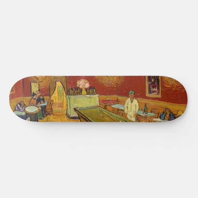 Vincent van Gogh - The Night Cafe Skateboard (Horz)