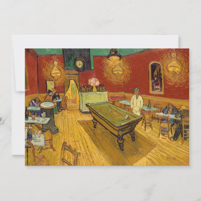 Vincent van Gogh - The Night Cafe Thank You Card (Front)