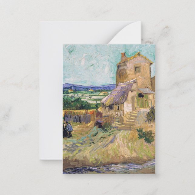 Vincent van Gogh - The Old Mill Card (Front)