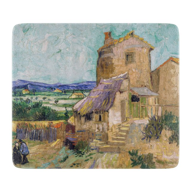 Vincent van Gogh - The Old Mill Cutting Board (Front)