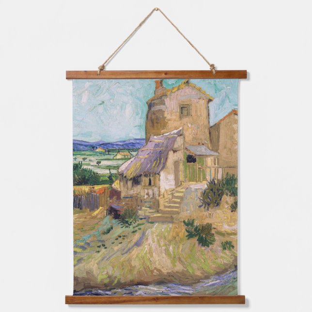 Vincent van Gogh - The Old Mill Hanging Tapestry (Front)