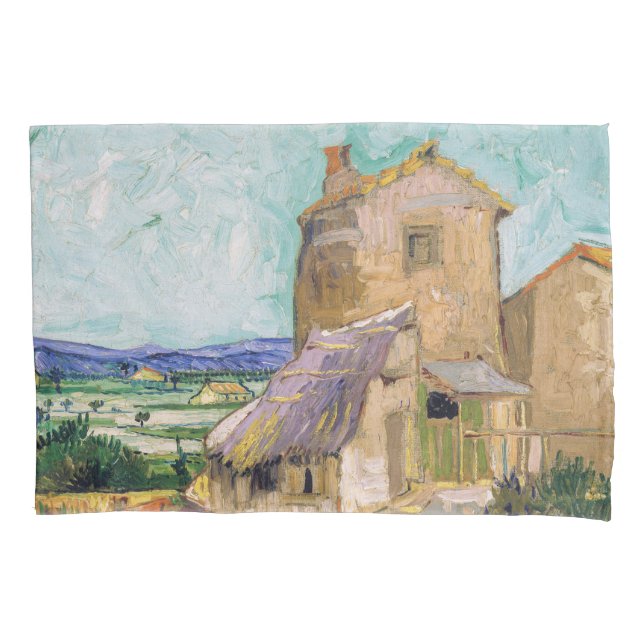 Vincent van Gogh - The Old Mill Pillowcase (Front)
