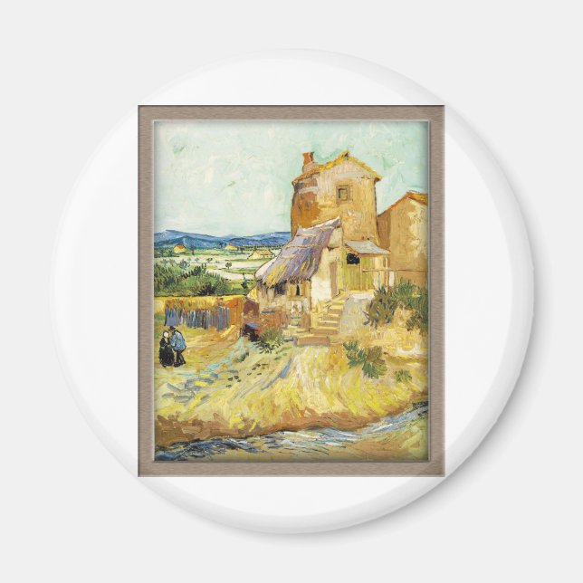 Vincent van Gogh The Old Mill Refrigerator Magnet (Front)