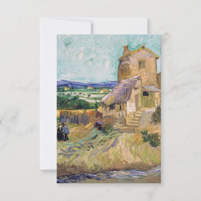 Vincent van Gogh - The Old Mill Thank You Card (Front)
