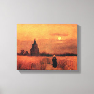 Vincent Van Gogh - The Old Tower In The Fields Canvas Print