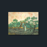 Vincent van Gogh | The Olive Pickers, Saint-Remy Canvas Print<br><div class="desc">Image:83715 The Olive Pickers, Saint-Remy, 1889 (oil on canvas). Gogh, Vincent van (1853-90). Private Collection, Peter Willi. Art, Fine Art.</div>