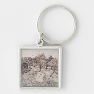 Vincent van Gogh The Olive Trees Key Ring