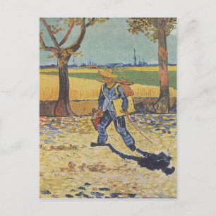 Vincent Van Gogh - The Painter on his Way to Work Postcard