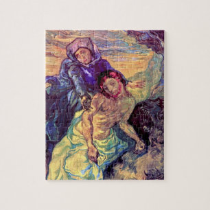 Vincent Van Gogh - The Pieta - Jesus & Virgin Mary Jigsaw Puzzle