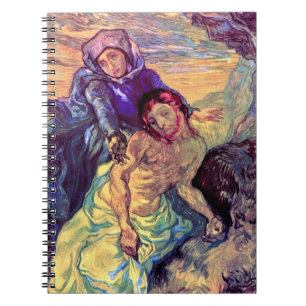 Vincent Van Gogh - The Pieta - Jesus & Virgin Mary Notebook